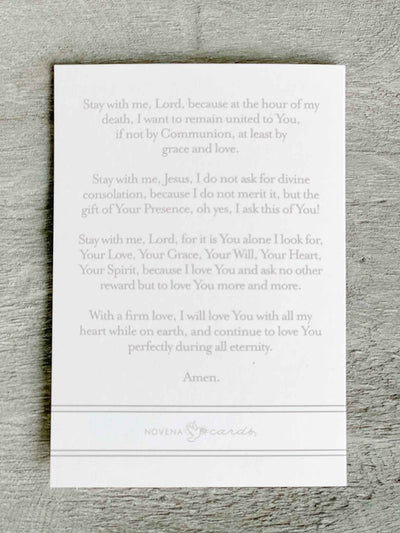 Stay With Me Lord - Prayer Card