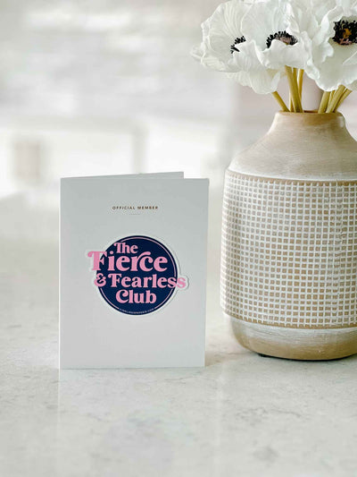 Sticker Card - Fierce & Fearless Club