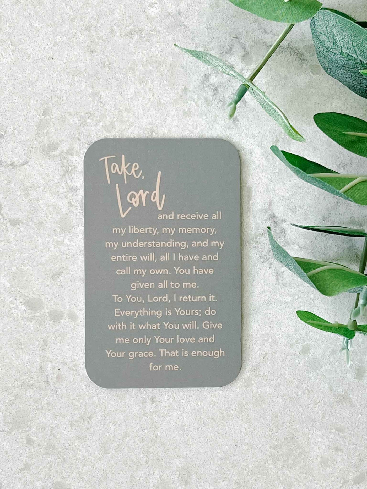 Sucipe - Prayer Card