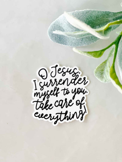 Surrender to Jesus - Sticker