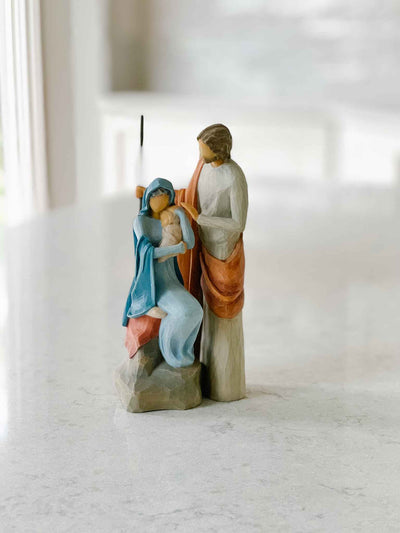 The Holy Family Nativity - Statue