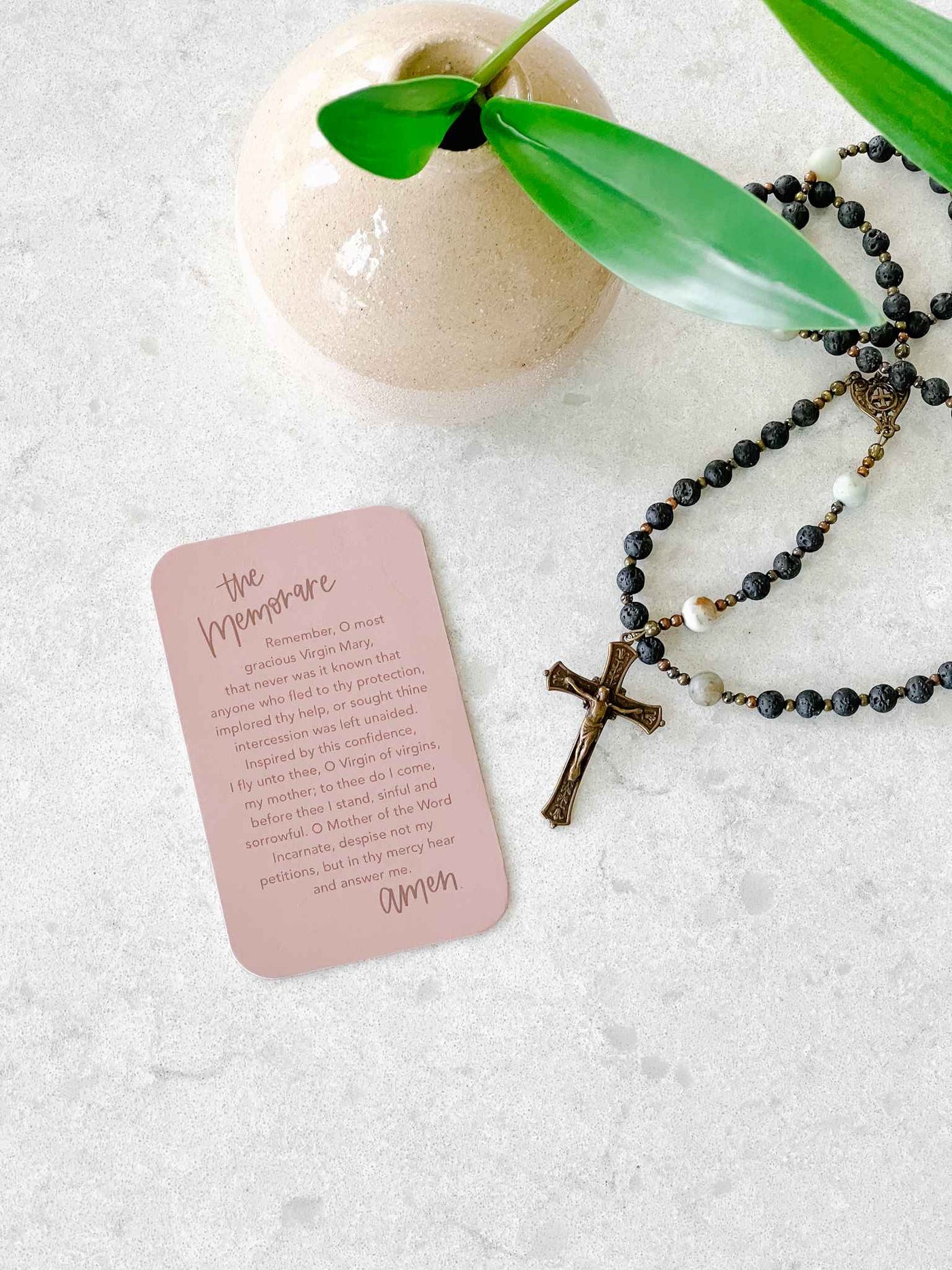 The Memorare - Prayer Card