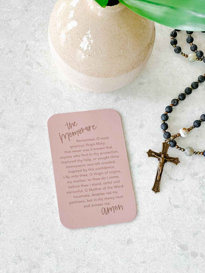 The Memorare - Prayer Card