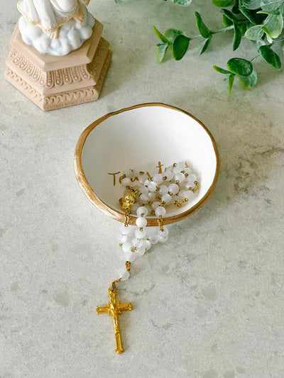 Totus Tuus Rosary Dish
