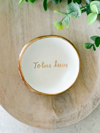 Totus Tuus Rosary Dish