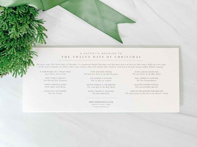 Twelve Days of Christmas Card