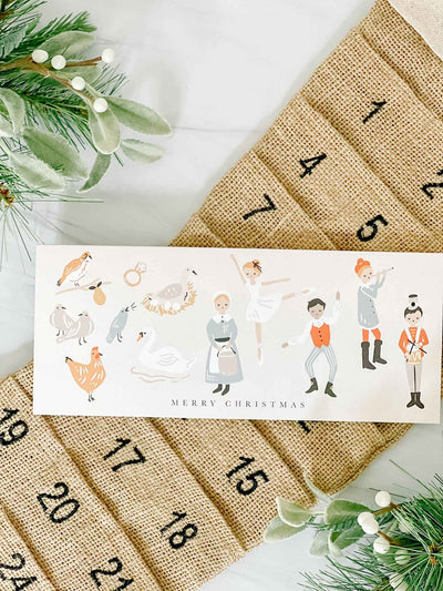 Twelve Days of Christmas Card