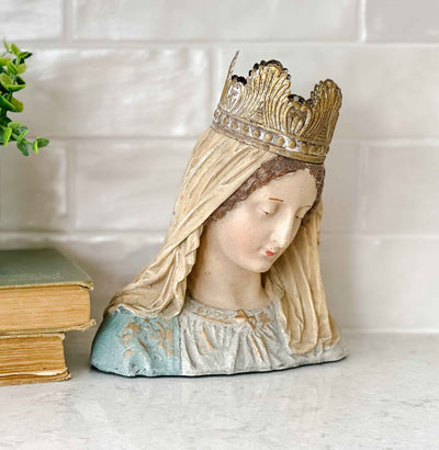 Vintage Virgin Mary Bust