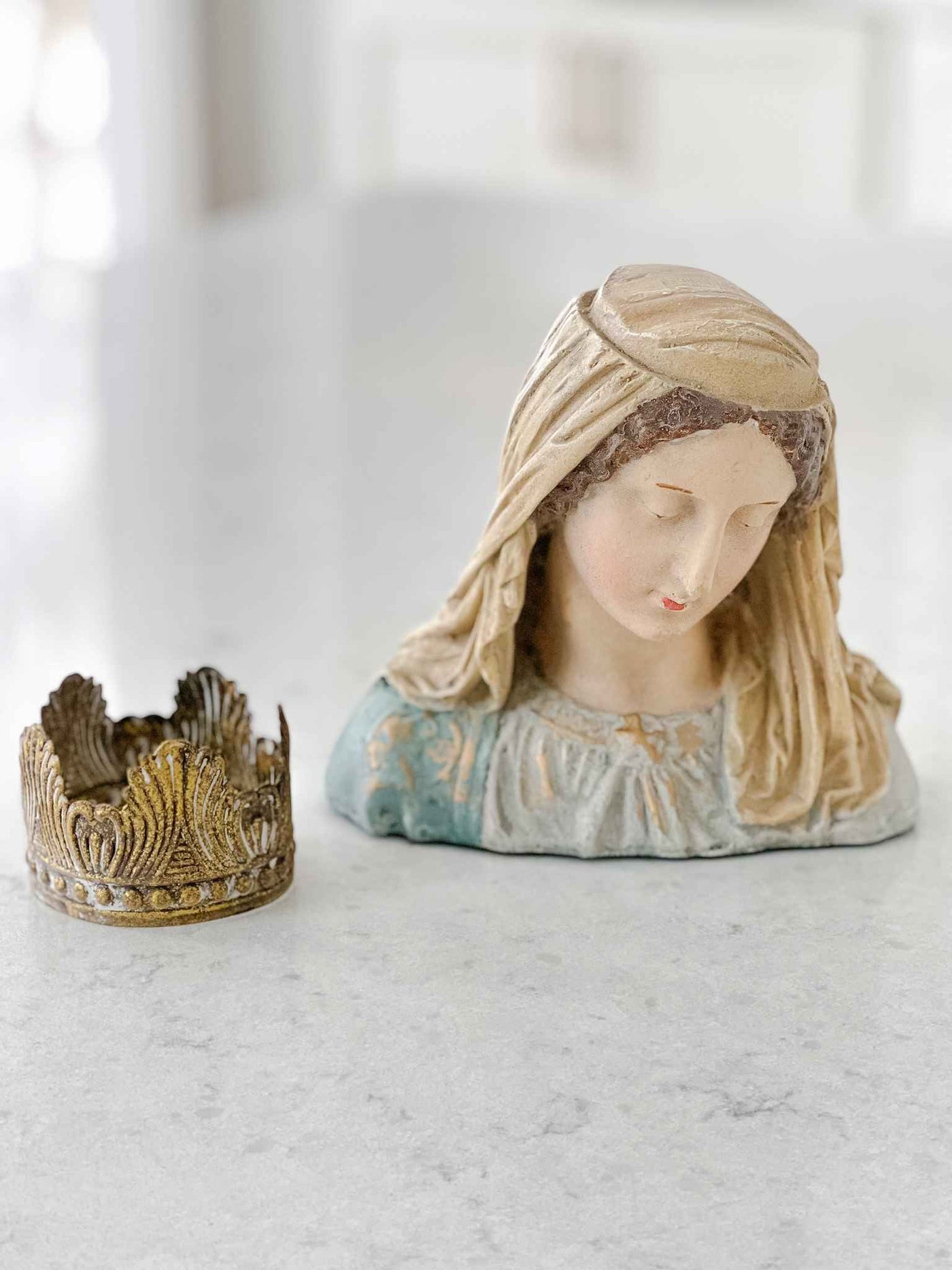 Vintage Virgin Mary Bust