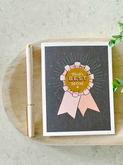 Worlds Best Mom - Scratch off Mother's Day Card