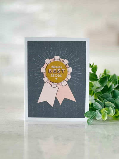 Worlds Best Mom - Scratch off Mother's Day Card