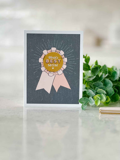 Worlds Best Mom - Scratch off Mother's Day Card