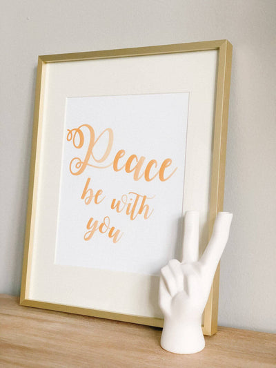 Peace Be With You - Printable