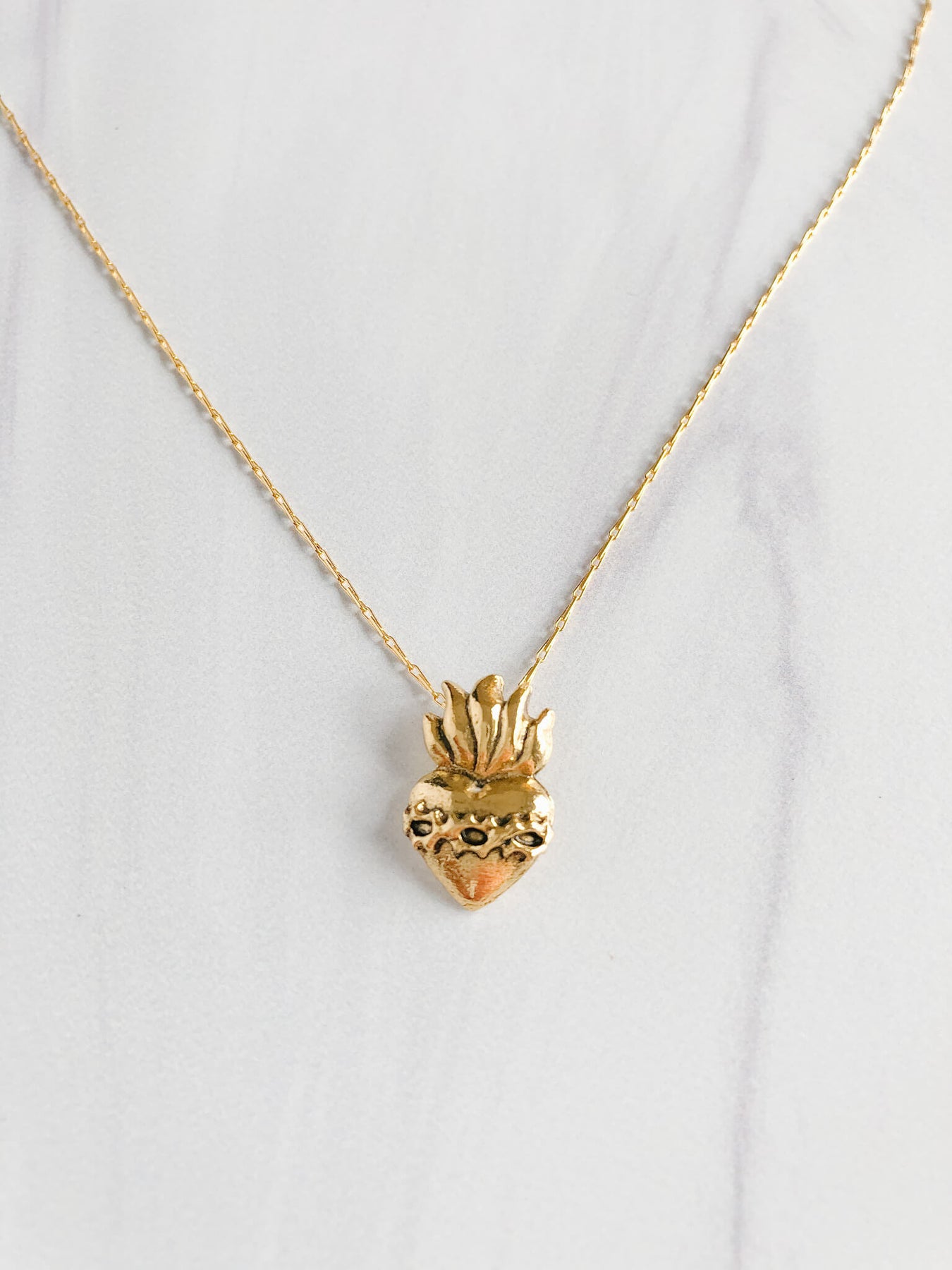 Sacred Heart Necklace Catholic Jewelry House of Joppa