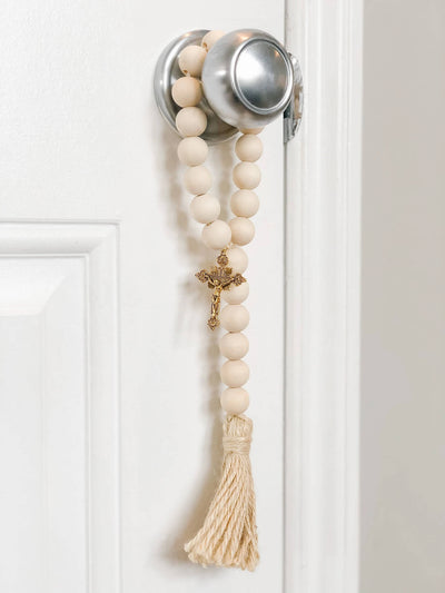 Cross Home Blessing Door Hanger - Large