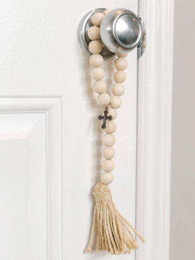 Cross Home Blessing Door Hanger - Bronze