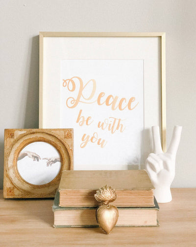 Peace Be With You - Printable