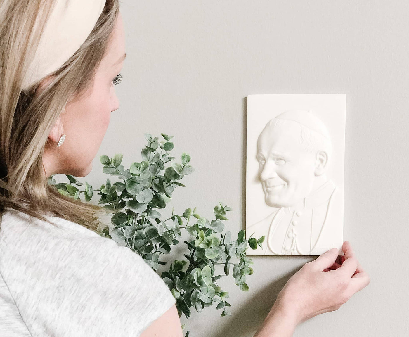 Pope Saint John Paul II Wall Plaque